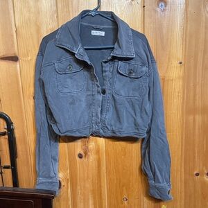 Free people cropped jacket